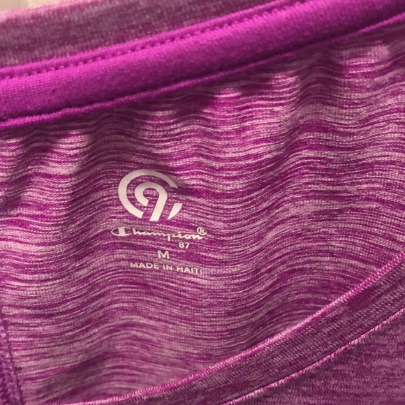 Champion Purple Long Sleeve Workout Top - Picture 2 of 5